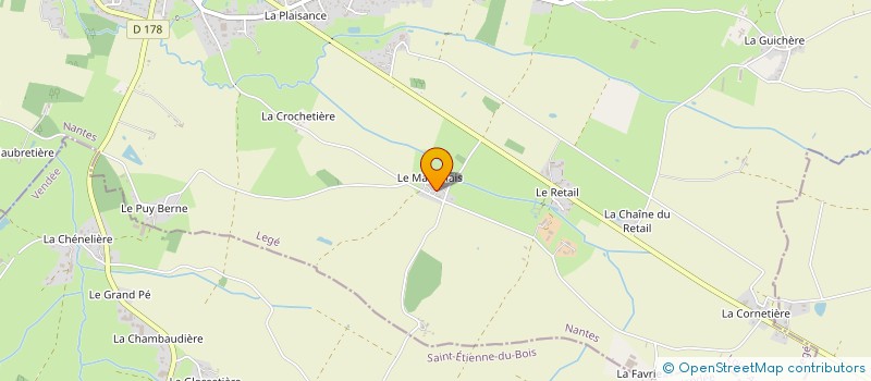 localisation de l'entreprise MONSIEUR CLAUDE TRICHET  LEGE