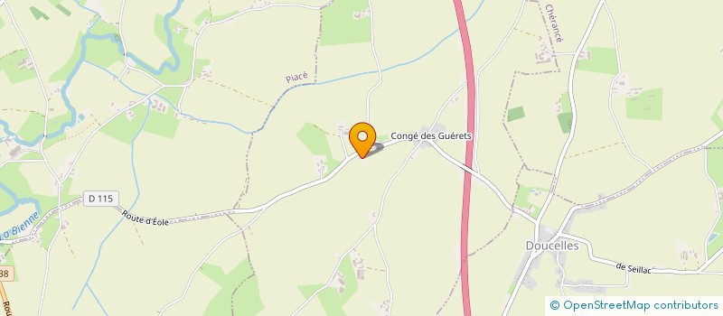 localisation de l'entreprise MONSIEUR CLAUDE TRIFAULT  MEURCE