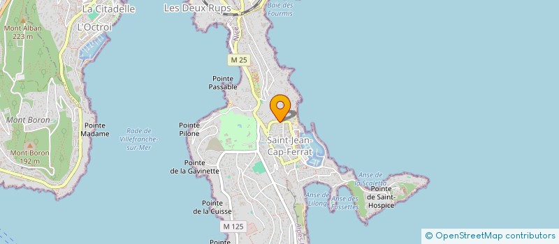 localisation de l'entreprise MONSIEUR CLAUDE TRINQUIER  SAINT-JEAN-CAP-FERRAT