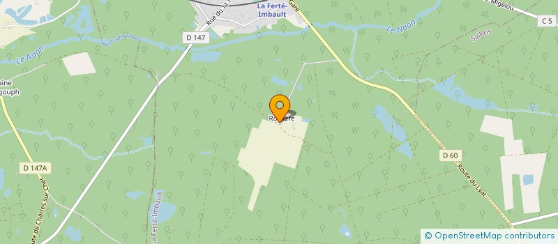 localisation de l'entreprise MONSIEUR CLAUDE TROMPAT  LA FERTE-IMBAULT