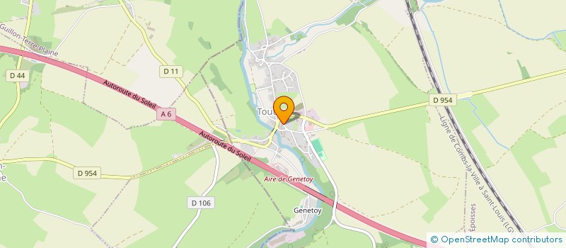 localisation de l'entreprise MONSIEUR CLAUDE TROUILLEUX  TOUTRY