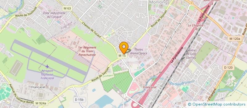 localisation de l'entreprise MONSIEUR CLAUDE TROVATO à TOULOUSE