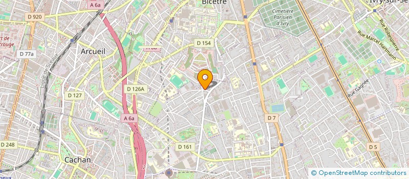 localisation de l'entreprise MONSIEUR CLAUDE TROY  VILLEJUIF