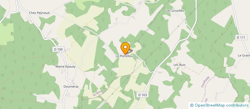 localisation de l'entreprise MONSIEUR CLAUDE TROYARD à MAINZAC