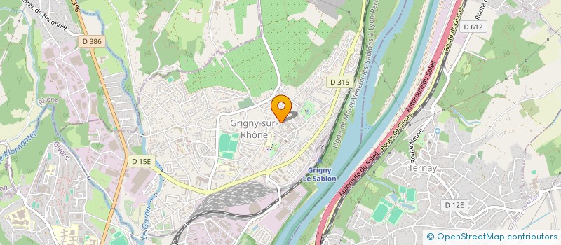 localisation de l'entreprise MONSIEUR CLAUDE TRUCHET à GRIGNY