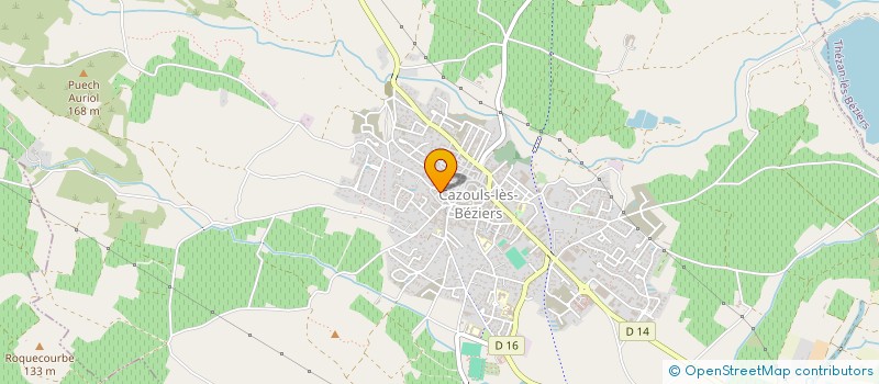 localisation de l'entreprise MONSIEUR CLAUDE TUCA à CAZOULS-LES-BEZIERS