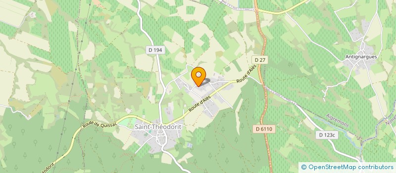 localisation de l'entreprise MONSIEUR CLAUDE TUECH  SAINT-THEODORIT