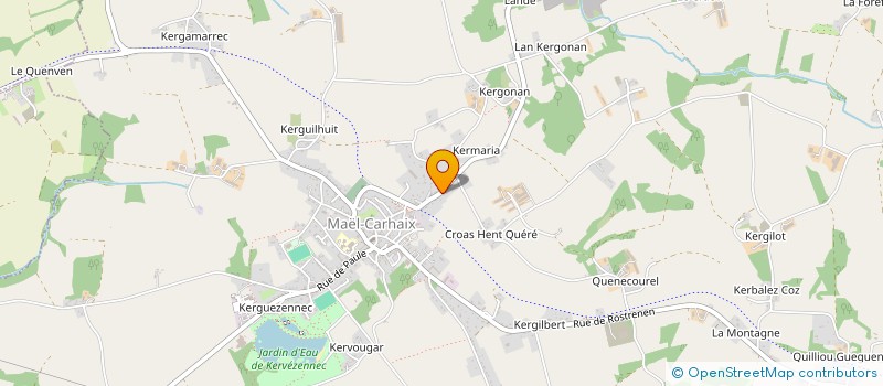 localisation de l'entreprise MONSIEUR CLAUDE TULO à MAEL-CARHAIX