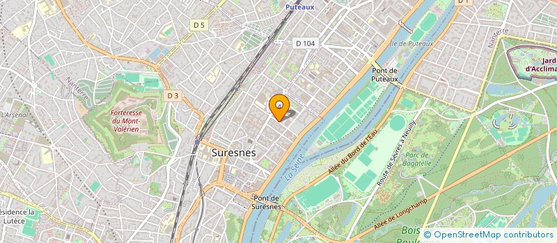 localisation de l'entreprise MONSIEUR CLAUDE TURLIN à SURESNES