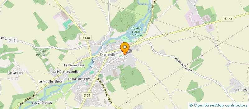 localisation de l'entreprise MONSIEUR CLAUDE TURLURE  MESNILS-SUR-ITON