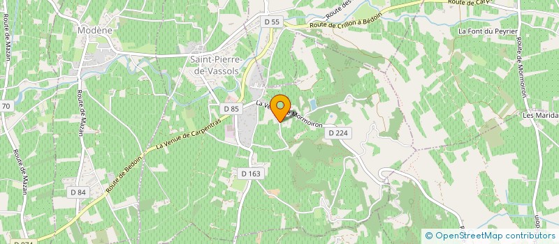 localisation de l'entreprise MONSIEUR CLAUDE UGHETTO  SAINT-PIERRE-DE-VASSOLS