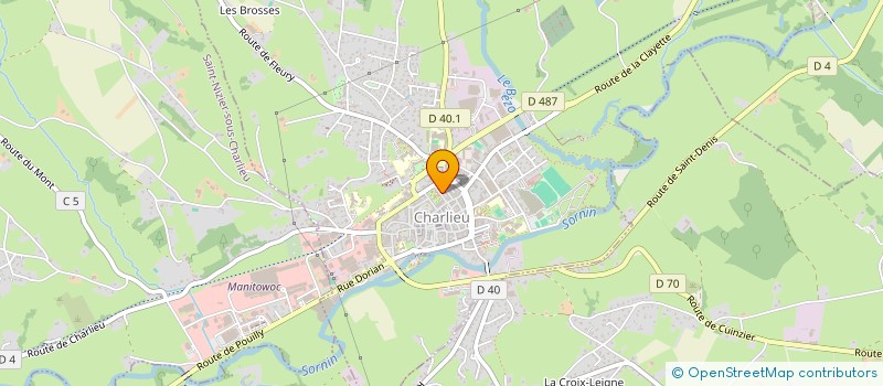 localisation de l'entreprise MONSIEUR CLAUDE ULMANN  CHARLIEU