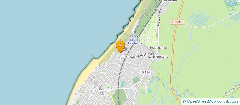 localisation de l'entreprise MONSIEUR CLAUDE VAL  SOULAC-SUR-MER