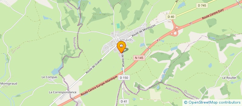 localisation de l'entreprise MONSIEUR CLAUDE VALADIE  LAMAIDS