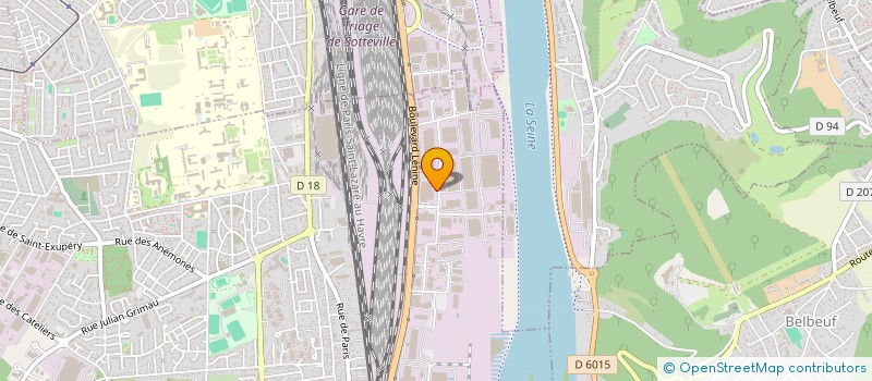 localisation de l'entreprise MONSIEUR CLAUDE VALEUX  SAINT-ETIENNE-DU-ROUVRAY