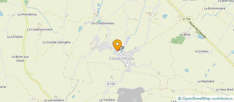 localisation de l'entreprise MONSIEUR CLAUDE VALLEE  CHEMILLE-EN-ANJOU