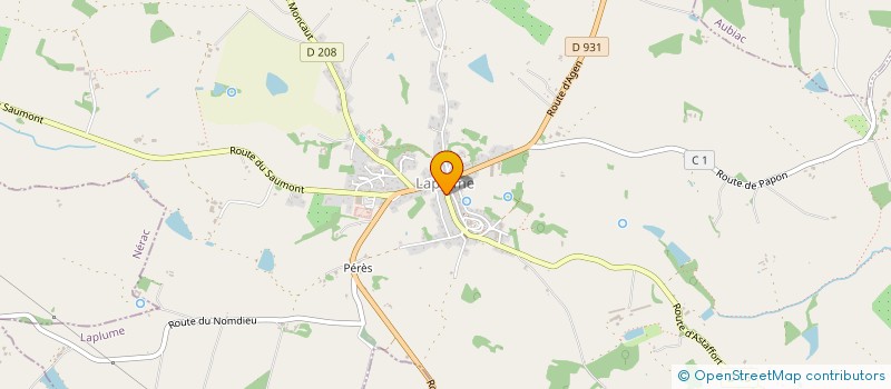 localisation de l'entreprise MONSIEUR CLAUDE VALLET  MERIGNAC