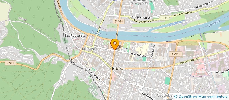 localisation de l'entreprise MONSIEUR CLAUDE VALOGNE  ELBEUF