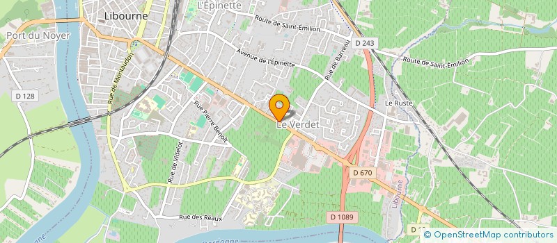 localisation de l'entreprise MONSIEUR CLAUDE VALOIS à LIBOURNE