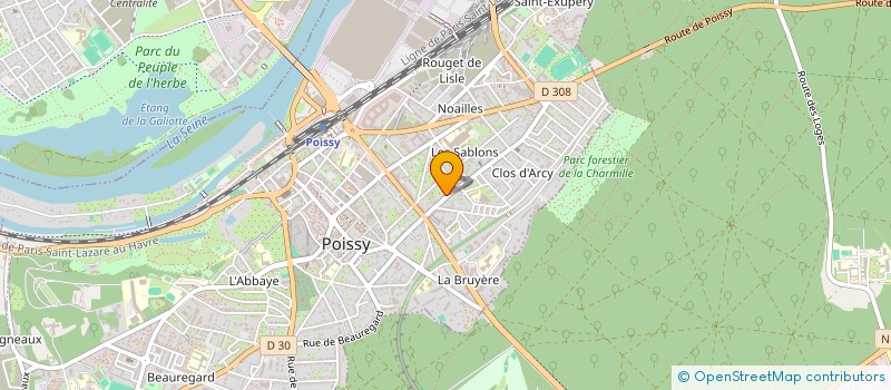 localisation de l'entreprise MONSIEUR CLAUDE VAN LOEY à POISSY