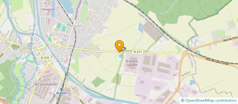 localisation de l'entreprise MONSIEUR CLAUDE VANMERRIS  ARQUES