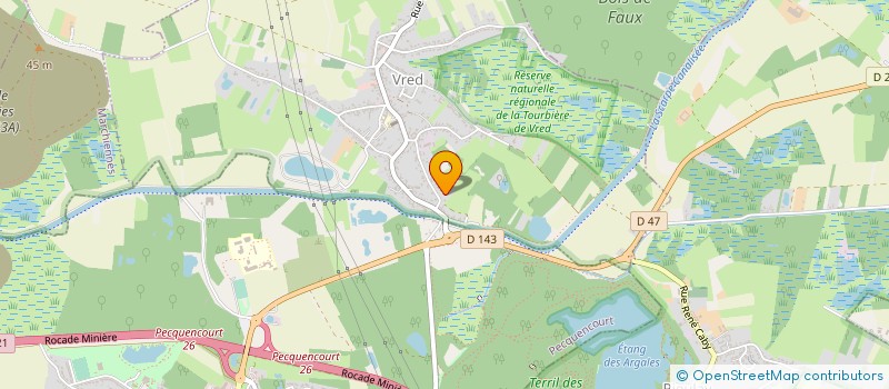 localisation de l'entreprise MONSIEUR CLAUDE VANNIEUWENHOVE  VRED