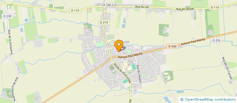 localisation de l'entreprise MONSIEUR CLAUDE VANOUTRYVE  OYE-PLAGE