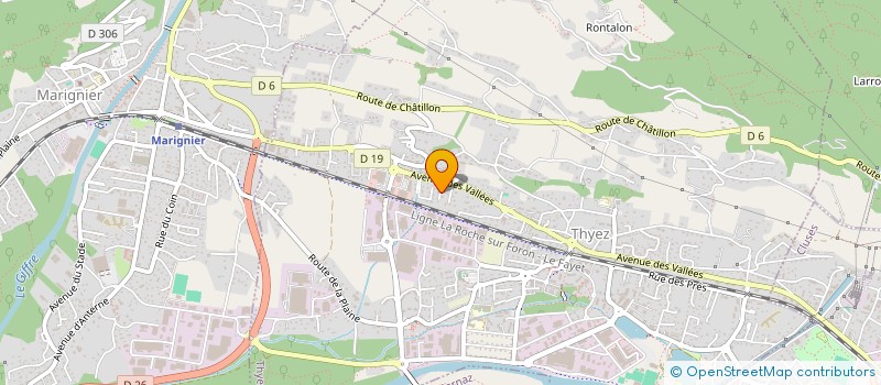 localisation de l'entreprise MONSIEUR CLAUDE VANWAMBEKE  ARACHES-LA-FRASSE