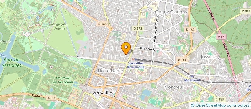 localisation de l'entreprise MONSIEUR CLAUDE VARIERAS à VERSAILLES