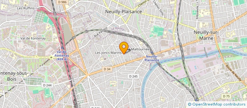localisation de l'entreprise MONSIEUR CLAUDE VARLET à LE PERREUX-SUR-MARNE