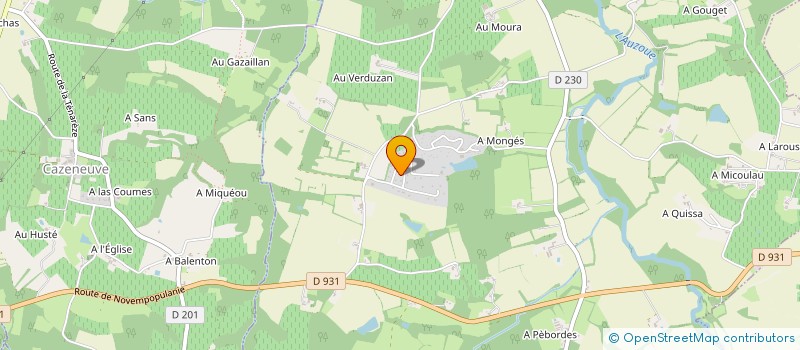 localisation de l'entreprise MONSIEUR CLAUDE VASSEUR  LAGRAULET-DU-GERS