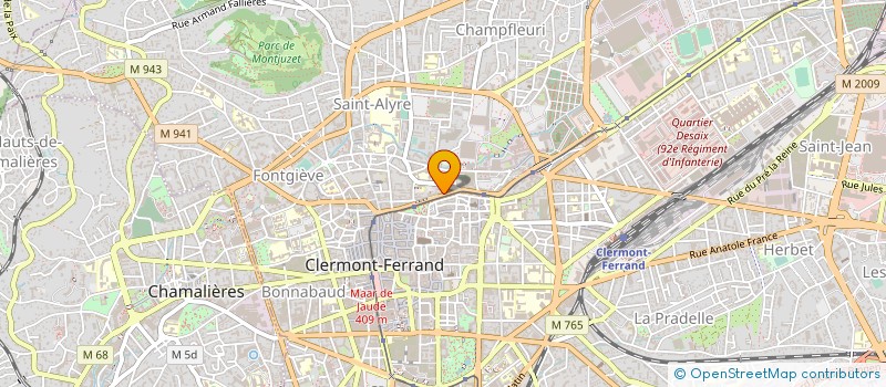 localisation de l'entreprise MONSIEUR CLAUDE VATTAN  CLERMONT-FERRAND