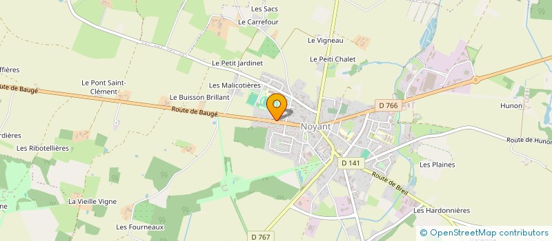 localisation de l'entreprise MONSIEUR CLAUDE VAUBOURG à NOYANT-VILLAGES