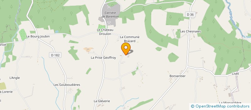 localisation de l'entreprise MONSIEUR CLAUDE VAUGEOIS à BARENTON