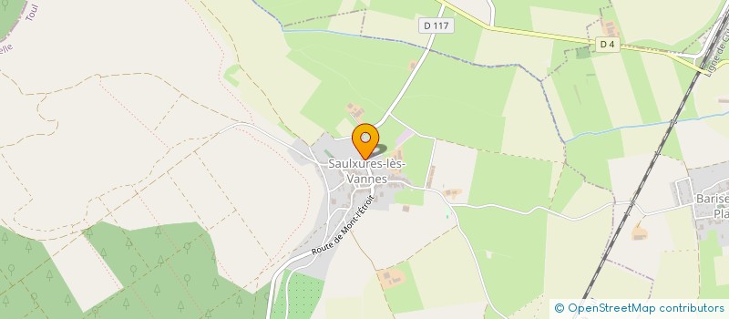 localisation de l'entreprise MONSIEUR CLAUDE VAUTHIER  SAULXURES-LES-VANNES