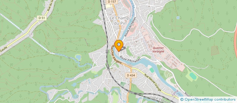 localisation de l'entreprise MONSIEUR CLAUDE VAUTRIN à EPINAL