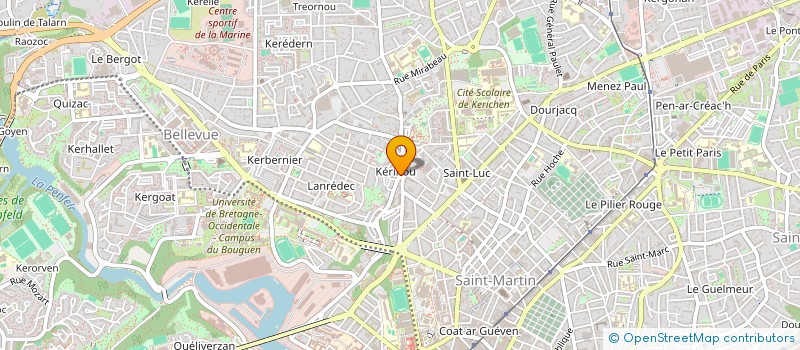 localisation de l'entreprise MONSIEUR CLAUDE VEN  BREST