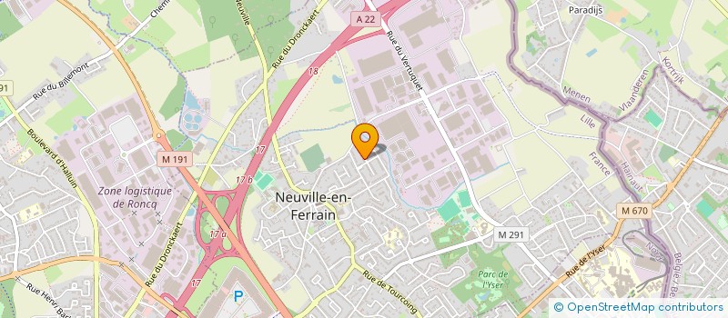 localisation de l'entreprise MONSIEUR CLAUDE VERHULST à NEUVILLE-EN-FERRAIN