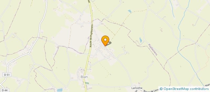 localisation de l'entreprise MONSIEUR CLAUDE VERLY  BLAN
