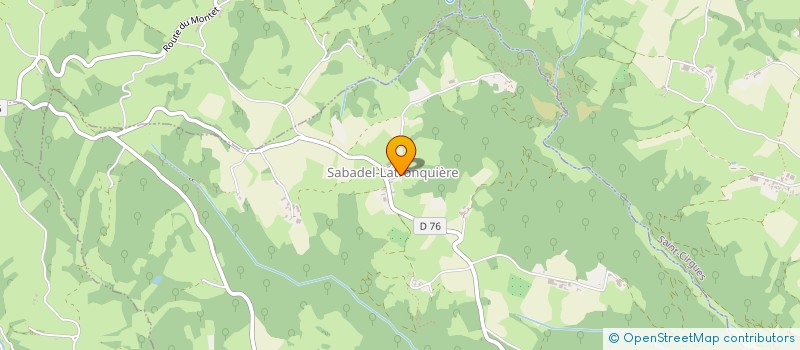 localisation de l'entreprise MONSIEUR CLAUDE VERMANDE à SAINT-CIRGUES
