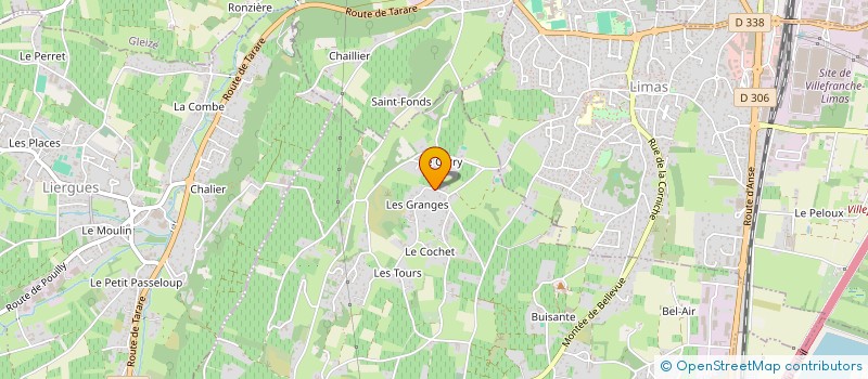 localisation de l'entreprise MONSIEUR CLAUDE VERMOREL  POMMIERS