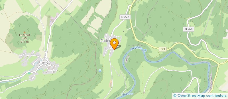 localisation de l'entreprise MONSIEUR CLAUDE VERMOT DESROCHES  CADEMENE