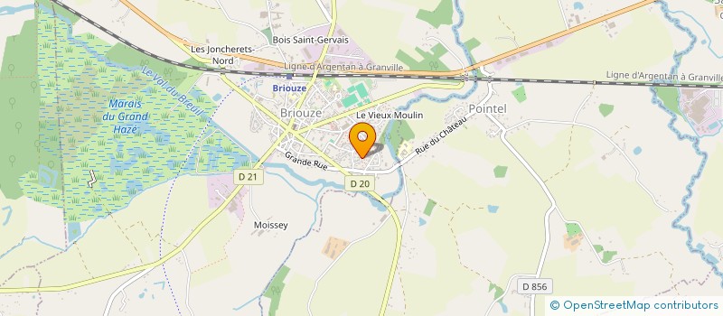 localisation de l'entreprise MONSIEUR CLAUDE VERON à BRIOUZE