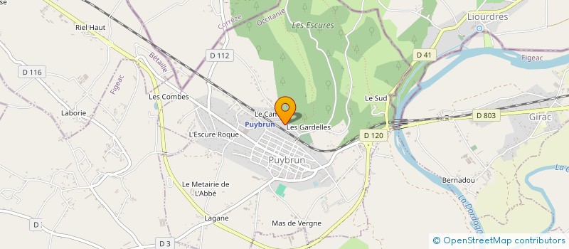localisation de l'entreprise MONSIEUR CLAUDE VERTUT à BRETENOUX