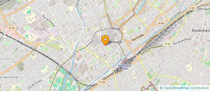 localisation de l'entreprise MONSIEUR CLAUDE VEST  MULHOUSE