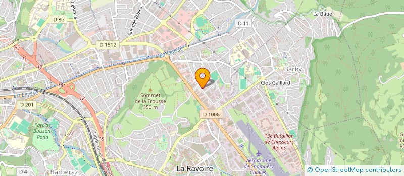 localisation de l'entreprise MONSIEUR CLAUDE VEYRAT-CHARVILLON  LA RAVOIRE