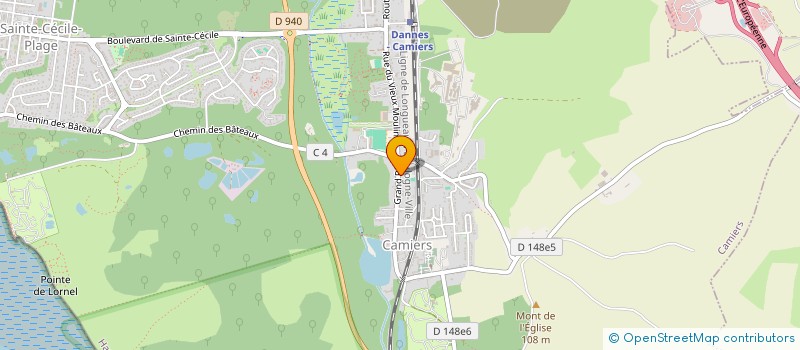 localisation de l'entreprise MONSIEUR CLAUDE VEYSSIERE  CAMIERS