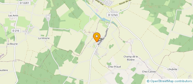 localisation de l'entreprise MONSIEUR CLAUDE VIDEAU à SAINT-SAVINIEN