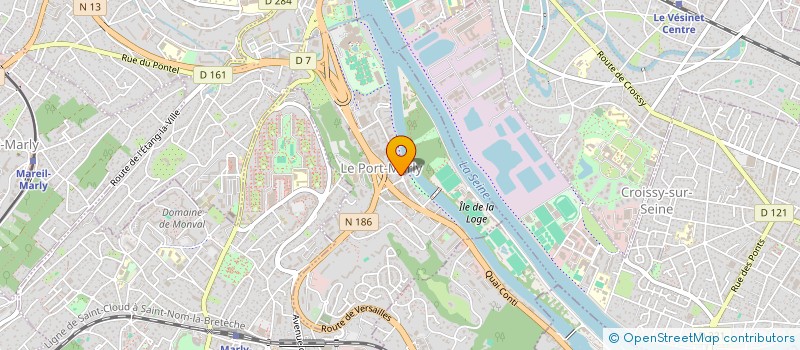 localisation de l'entreprise MONSIEUR CLAUDE VIEL  LE PORT-MARLY