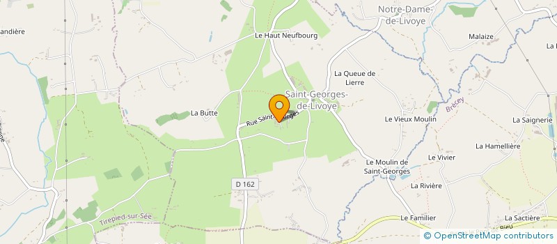 localisation de l'entreprise MONSIEUR CLAUDE VIGNAL  SAINT-GEORGES-DE-LIVOYE